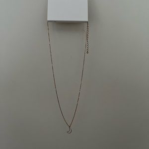 Forever 21 moon necklace